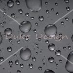 Water Drops on Gray Background